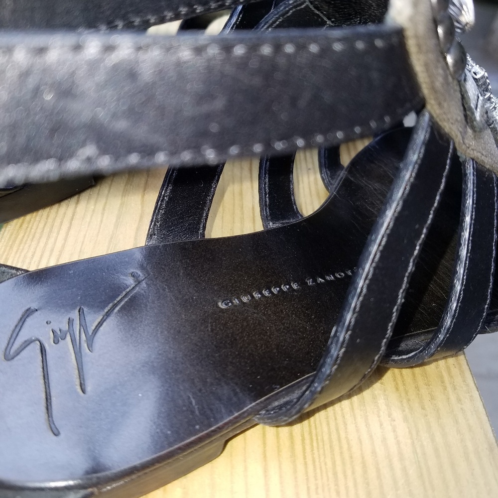 Giuseppe zanotti flat zip back sandles - Picture 4 of 6